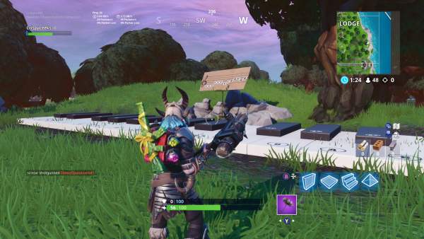 Fortnite,Lonely Lodge Piano season 7, where to find the lonely lodge piano location in Fortnite Season 7