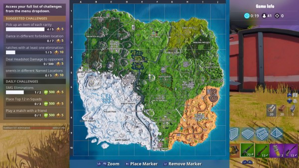 Fortnite plane locations