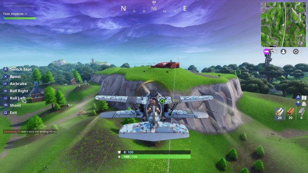 Fortnite X-4 Stormwing Plane