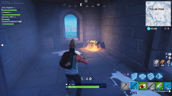 Fortnite, polar peak chest locations