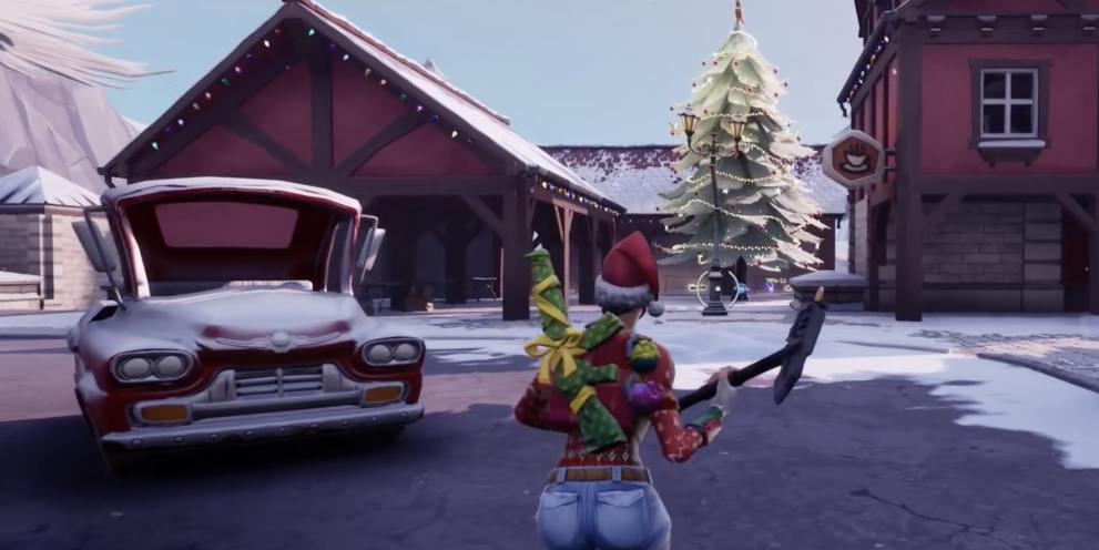 Fortnite holiday tree