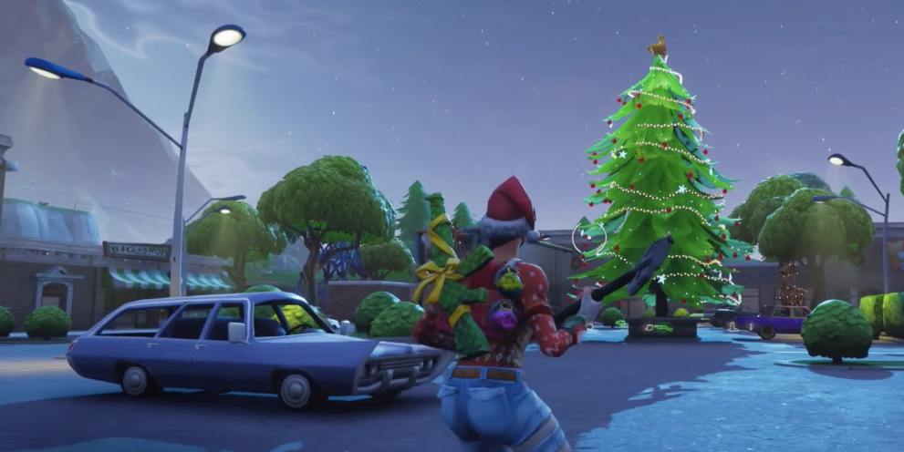 Fortnite holiday tree