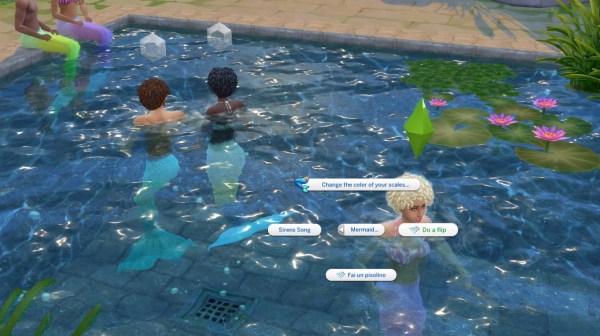 mermaid, mod, sims 4