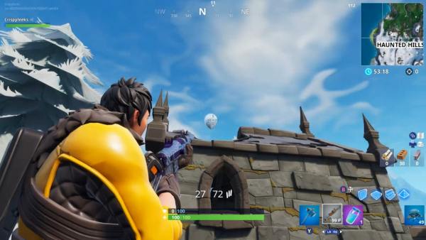 where to pop golden balloons in Fortnite