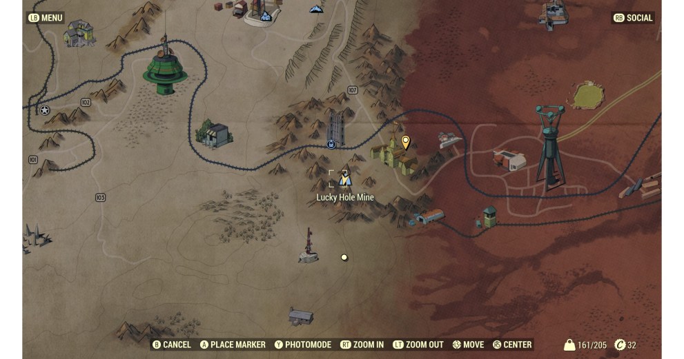 fallout 76 lucky hole mine