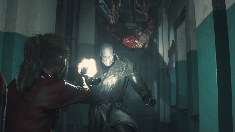 resident evil 2, red check mark