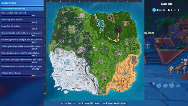 Fortnite season 8, map