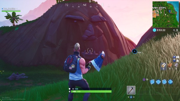 fortnite season 8, giant face