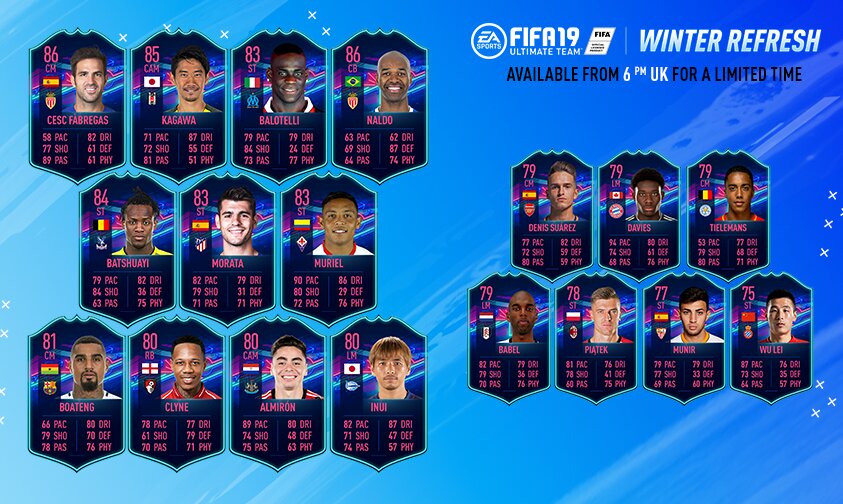 fifa 19, ones to watch winter