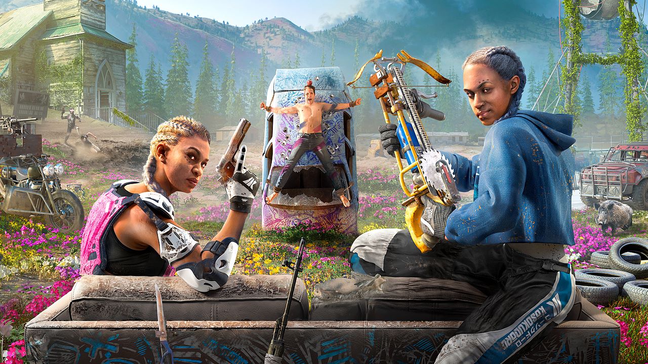 Far Cry New Dawn, how to use binoculars and mark enemies