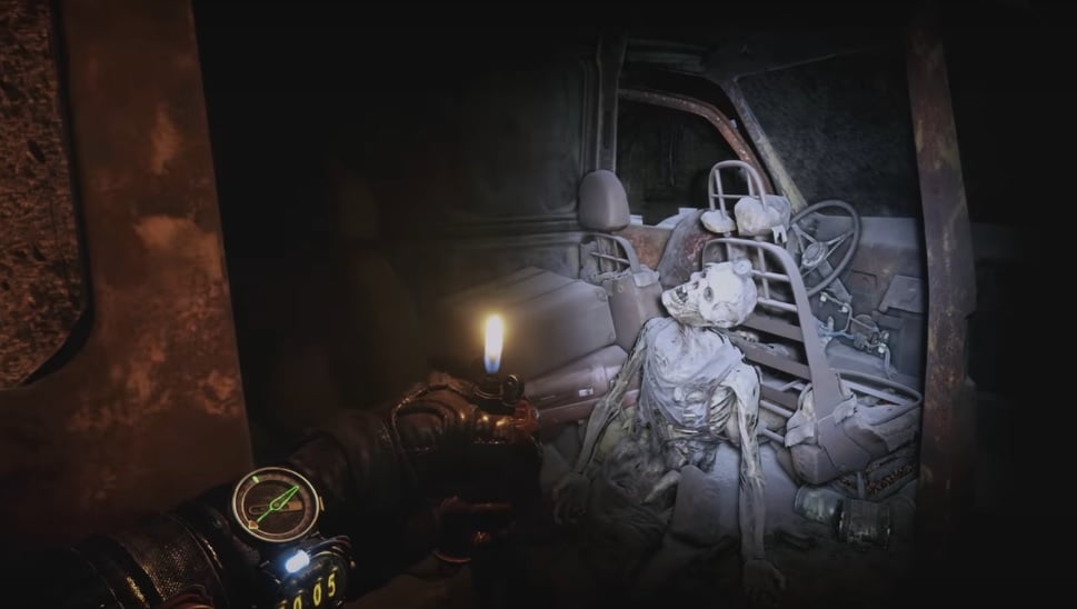 how to use flashlight in metro exodus, dark, turn on flashlight