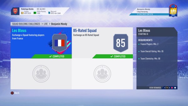 carniball mendy sbc, fifa 19