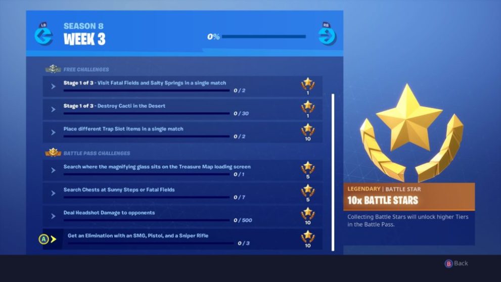 Fortnite Week 3 challenges