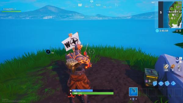 Fortnite North South East West furthest point locations