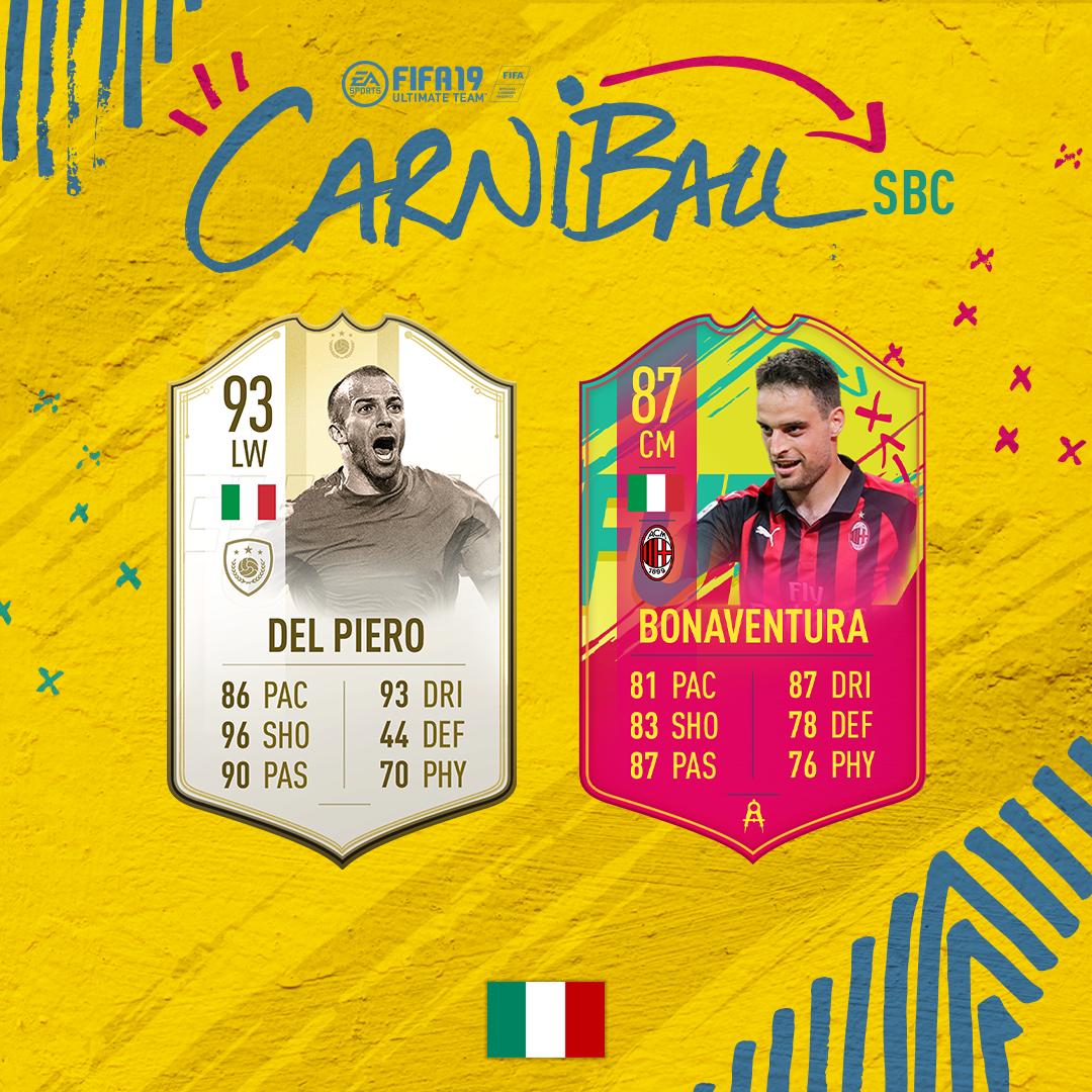 carniball bonaventura sbc, fifa 19