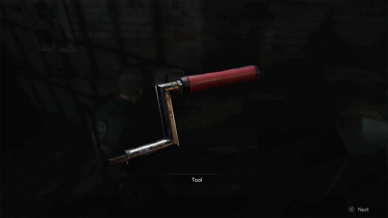 crank handle, resident evil 2