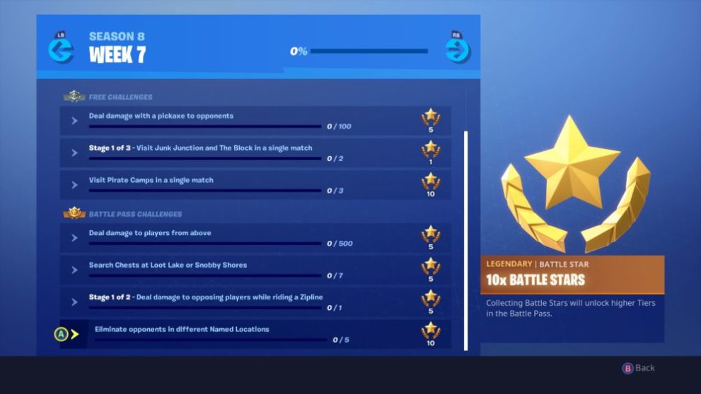 Fortnite week 7 challenges