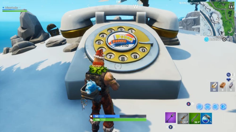 Fortnite Durrr Burger and Pizza Pit Big Telephone Locations