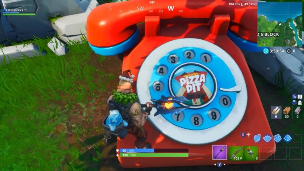 Fortnite Pizza Pit Big Telephone