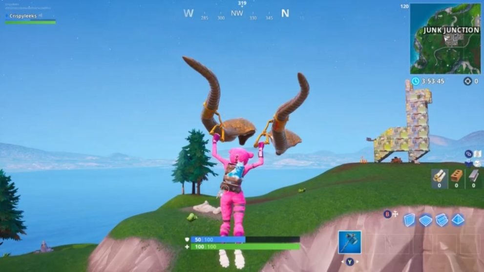 where to visit metal llama in fortnite