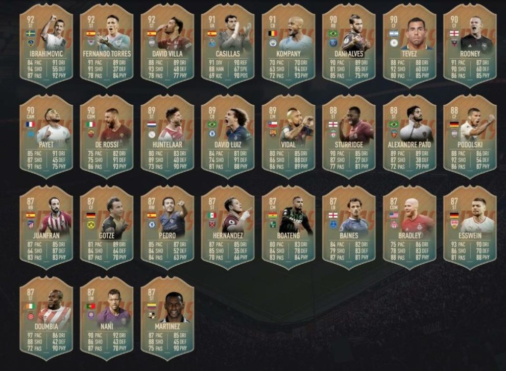 flashback player sbc, fifa 19