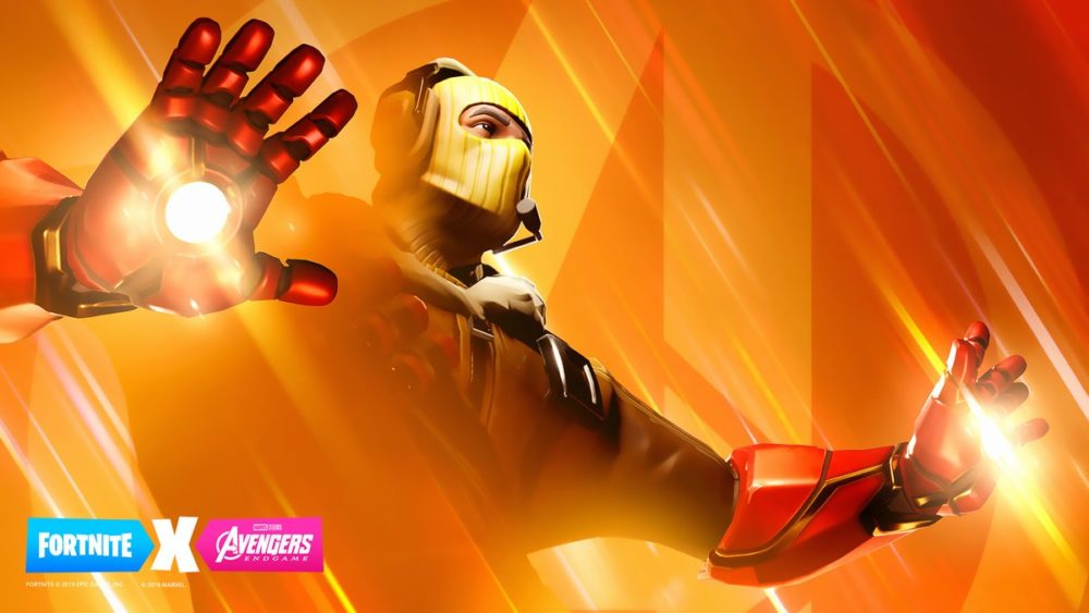 fortnite x avengers crossover event, iron man repulsors