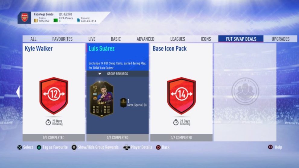 FIFA 19, fut swap, may 2019