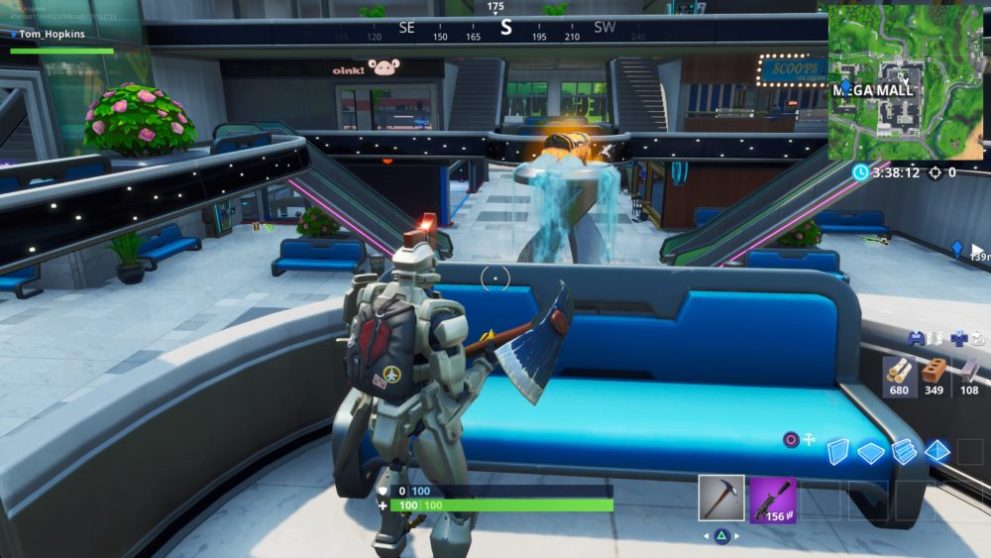 Fortnite, mega mall, chest spawn locations