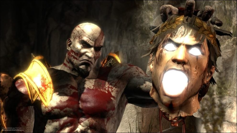 God of War III violent