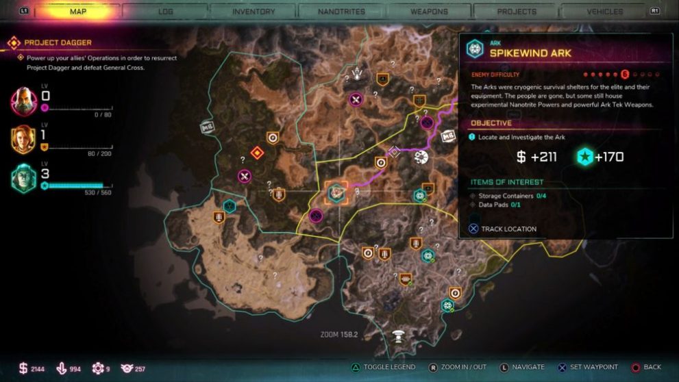 rage 2, all ark locations