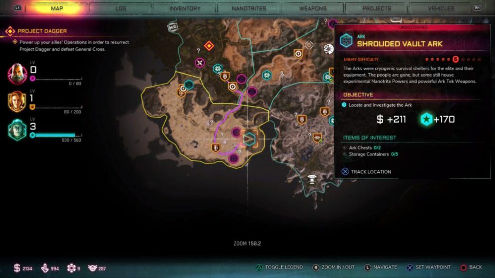 rage 2, all ark locations