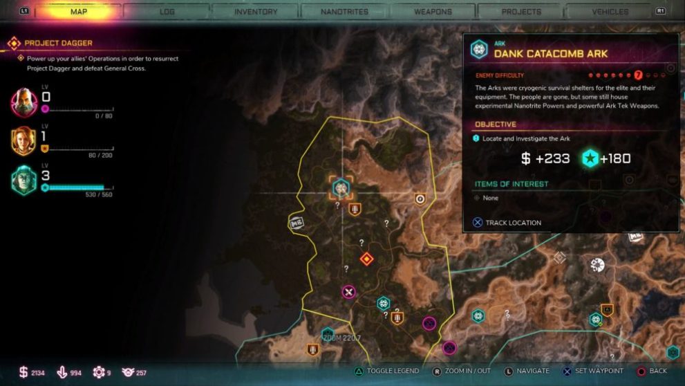 rage 2, all ark locations