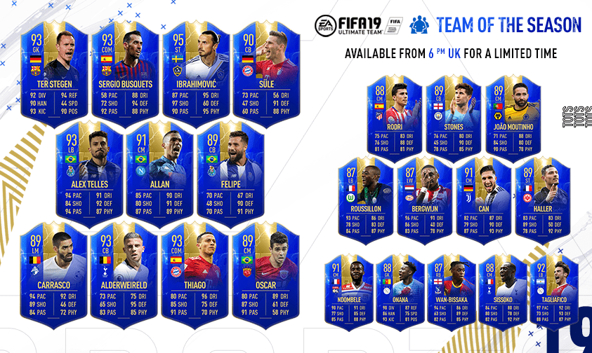 fifa 19, community tots, players