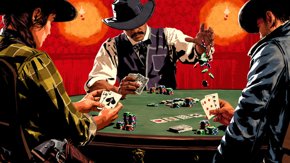 red dead online, update, poker