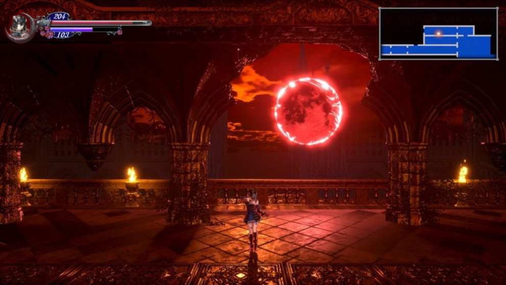 bloodstained, ritual of the night zangetsuto, moon, final boss, endings, garden of silence