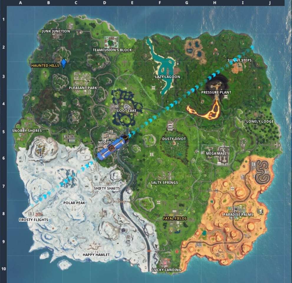 fortnite fortbyte 30 location