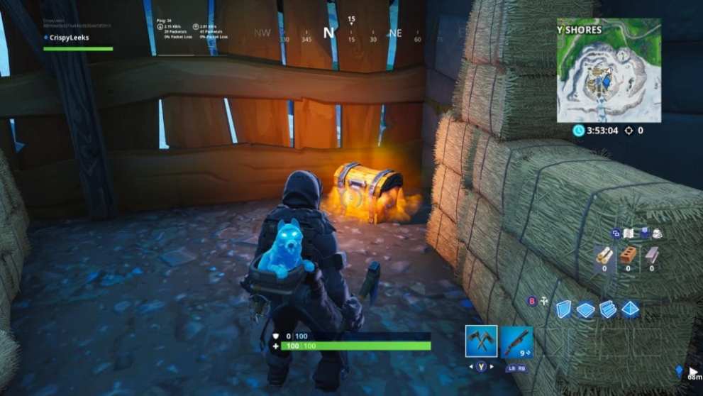 search chest in Fortnite