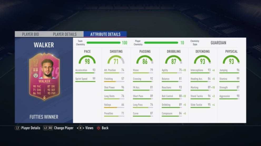 walker sbc, fifa 19