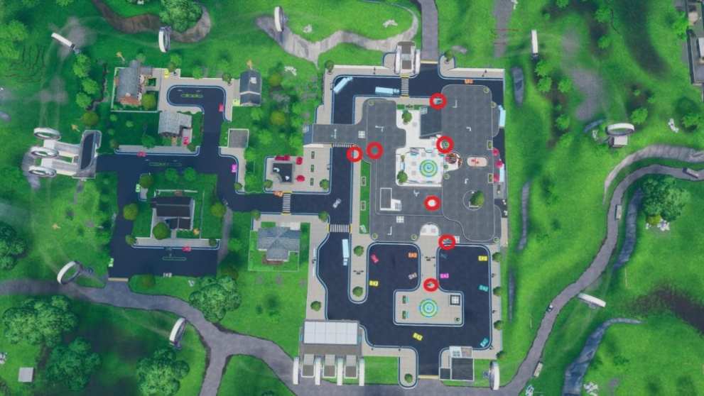 Fortnite public service announcement signs locations