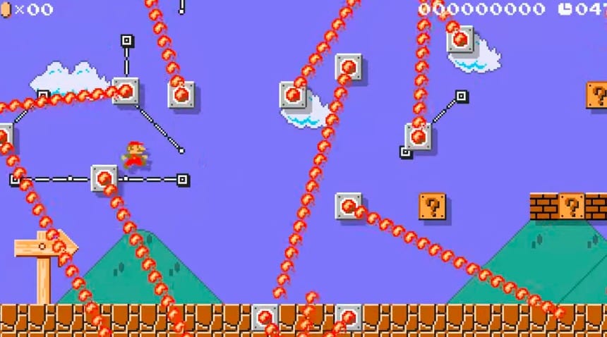 Super Mario Maker 2, level 1-1, super mario bros.