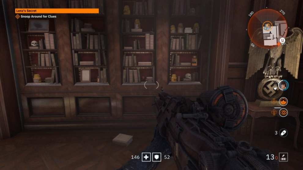 Wolfenstein Youngblood, lenz apartment clue