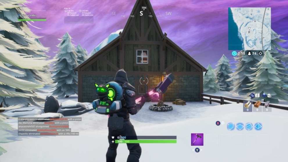 crackshot's cabin in fortnite