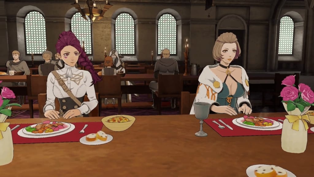 fire emblem three houses, share meals, how, support rank