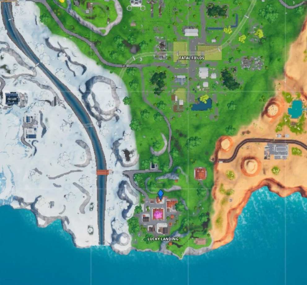 hidden location in loading screen 8 fortnite