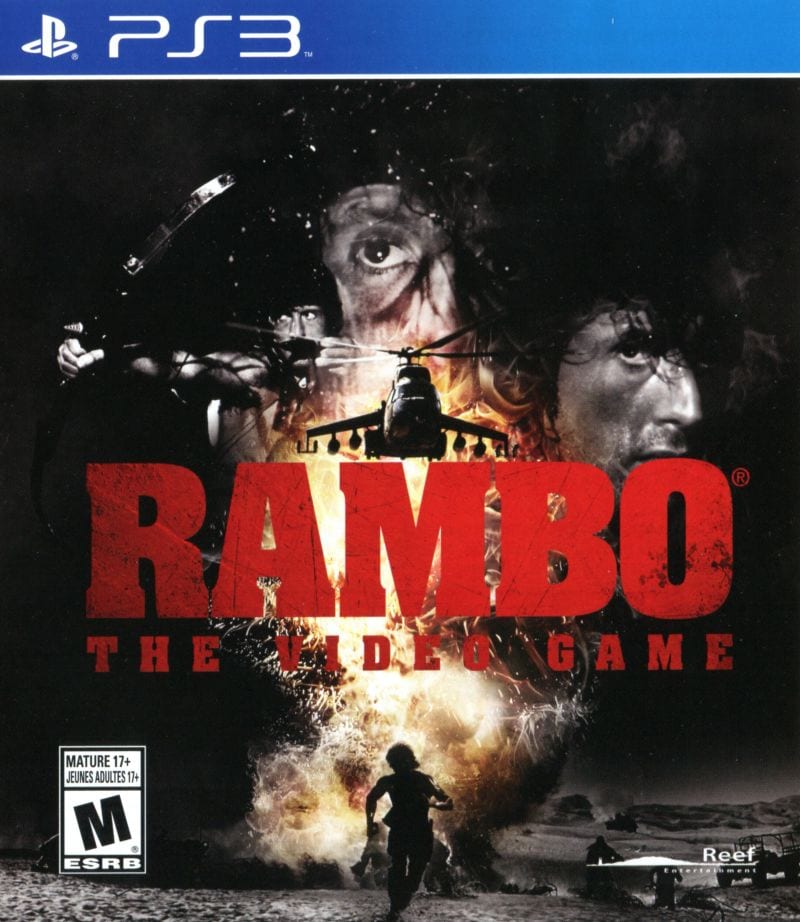 rambo the video game box art, bad games