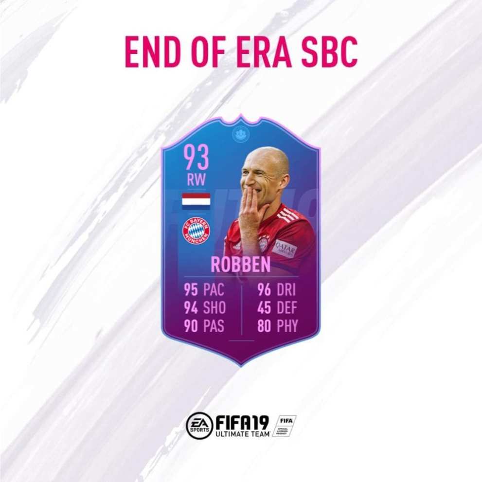 robben sbc, fifa 19