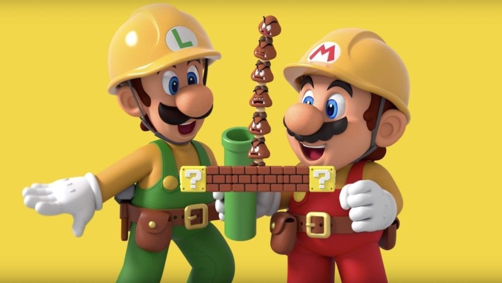 super mario maker 2, green flag, story mode, luigi