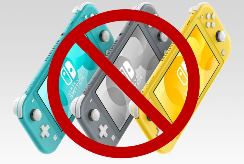 games switch lite cant play