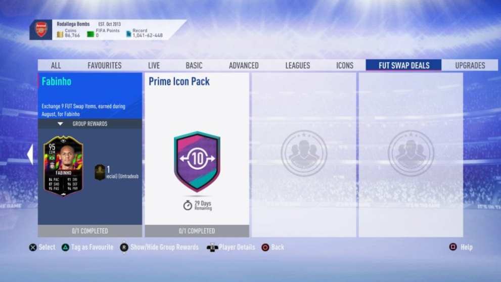 FIFA 19, fut swap, august