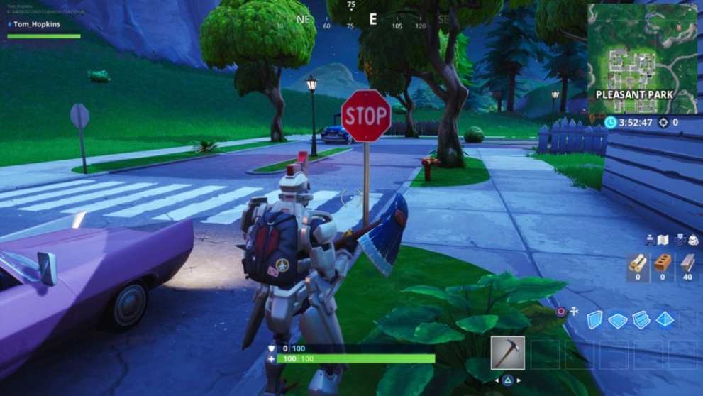 Fortnite, stop sign locations